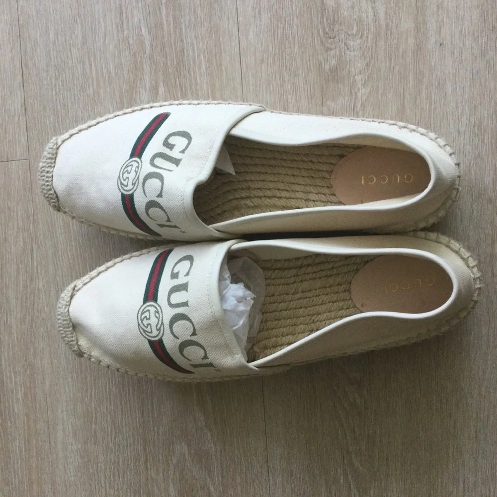 Gucci cream canvas